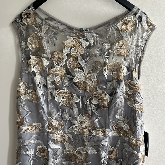 NWT $150 BHLDN Adrianna Papell Capelet Topper Beaded Lace Small Medium Z404-10 e